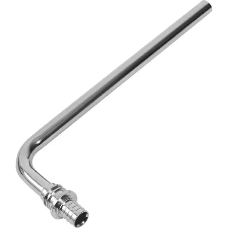 Трубка для подключения радиатора Г-образная Stout 20/250мм латунь