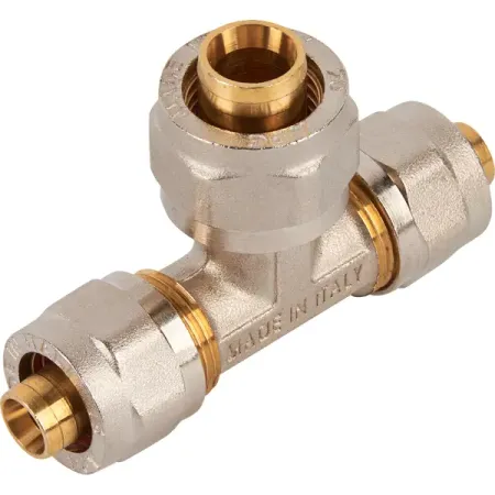 Тройник переходной Stout 16x20x16 мм латунь SFS-0010-162016