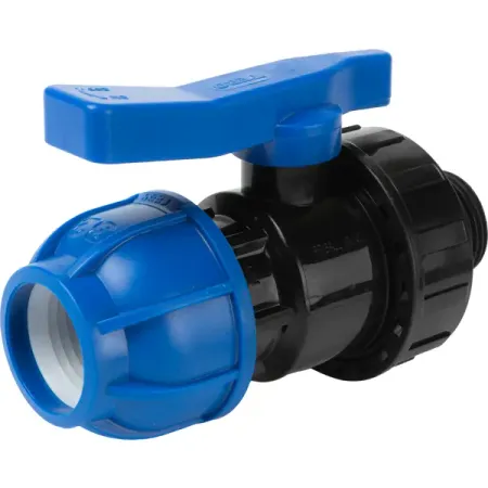 Кран шаровой прямой Политэк DN32 PN16 1