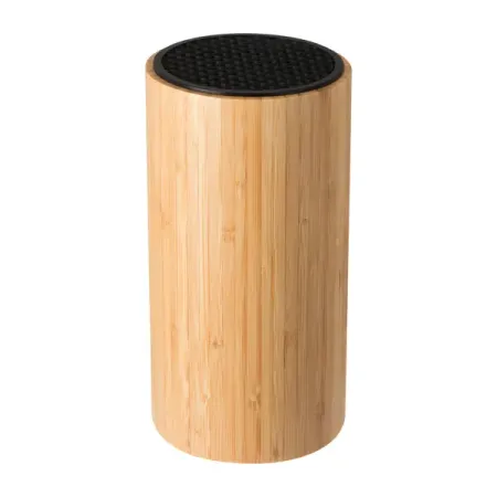 Подставка для ножей 12x23.5 см бамбук цвет бежевый