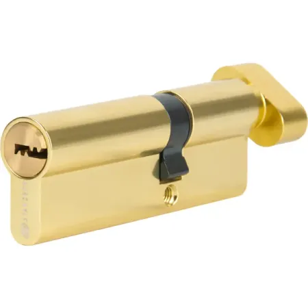 Цилиндр Standers TTAL1-3555NBGD, 35x55 мм, ключ/вертушка, цвет латунь штабелируемые вилки типа банан pa латунь 10 шт