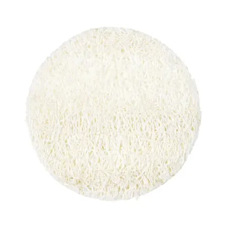 Спонж для лица из люфы Банные штучки ø6 см белый