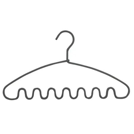 Вешалка для аксессуаров Spaceo 41 см металл цвет чёрный