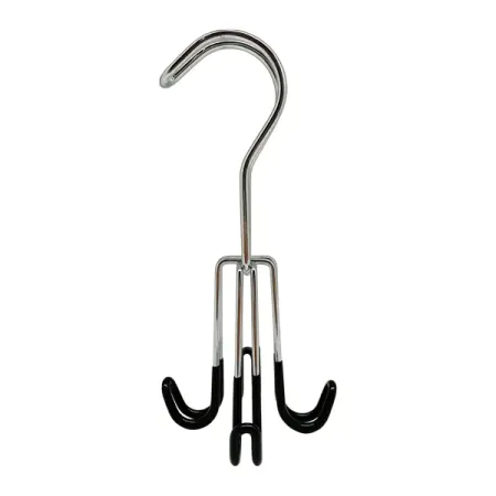 Вешалка для ремней Spaceo 8 см металл цвет чёрный