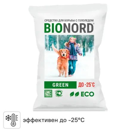 Противогололедный реагент Bionord Green 23 кг