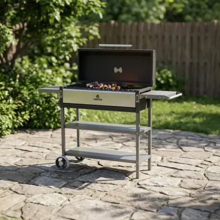 Мангал Gratar Professional P 3001 153x90x52 см сталь для royal enfield himalayan 450 himalayan 450 аксессуары защита радиатора решетка охлаждающая крышка защита