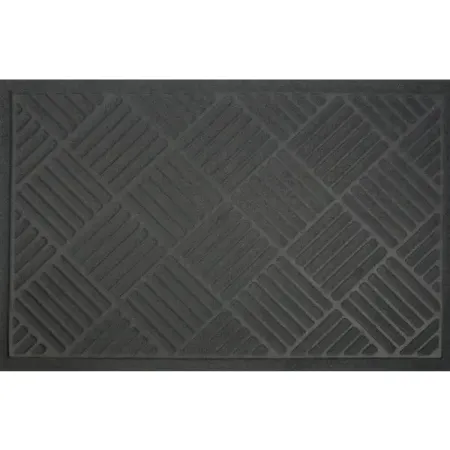 Коврик Inspire Lenzo 50x80 см полиэфир/резина цвет тёмно-серый