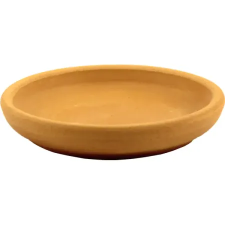 Поддон для горшка Ø17 см, глина, цвет коричневый