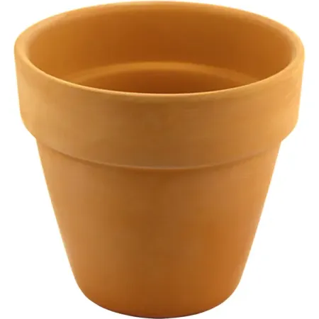 Горшок цветочный Ø23 см, 3.2 л, глина, цвет коричневый