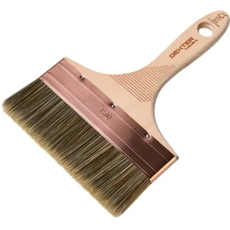 Кисть плоская для лаков и масел 150 мм Dexter Pro синтетическая щетина
