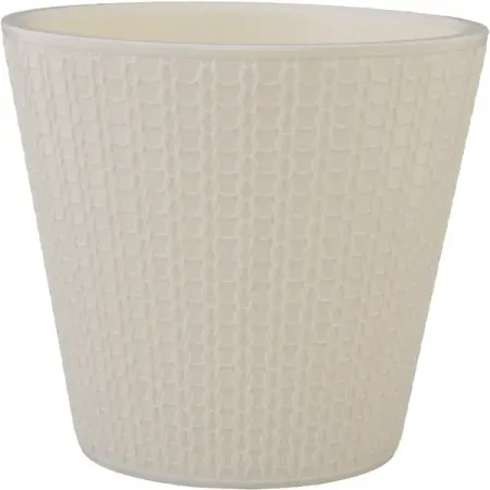 Горшок цветочный Ajur ø23 h20.8 см v5 л пластик сливочный сыр творожный фетакса hochland сливочный с рассольным сыром 140 г