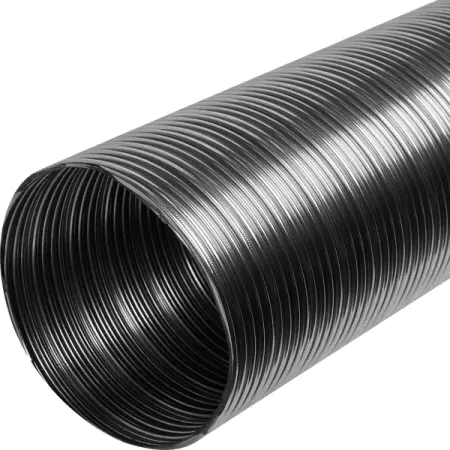 Труба для дымохода гофрированная Промтехнологии D115 1500x115 мм нержавеющая сталь 0.1 мм