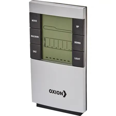 Часы-метеостанция Oxion OTM379 с встроенным датчиком будильник oria rgb