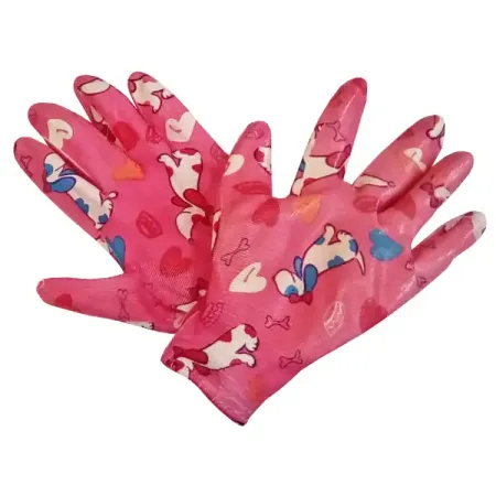 Перчатки садовые GARDEN FLOWERS GF-PN-07S размер S садовые перчатки с когтями из пластика