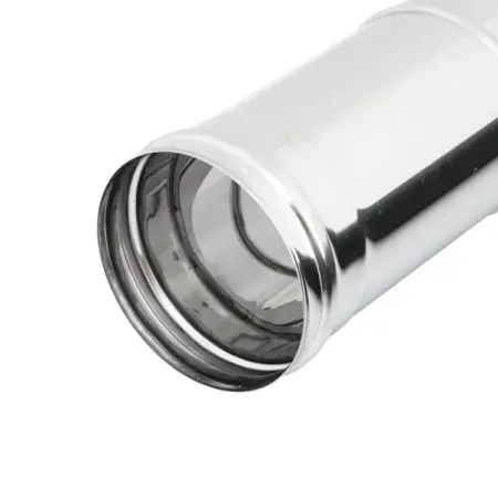 Труба для дымохода Теплов и Сухов D135 0.5 м нержавеющая сталь AISI 430x0.5 мм kf10 kf16 kf25 kf40 kf50 вакуумный фотоштуцер штуцер из нержавеющей стали 304 санитарная труба фитинг od 6 8 13 16 20 25 32 40 50 мм