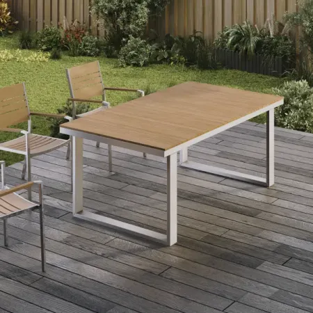 Стол садовый Naterial Menorca 180x100 см алюминий