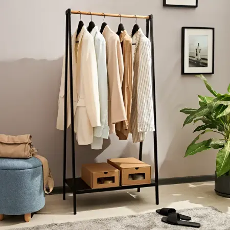 Вешалка напольная Otto 67x145x38 см металл цвет чёрный