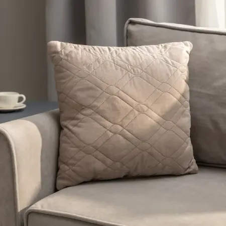 Подушка декоративная Linen Way 43x43 см замша кофейный