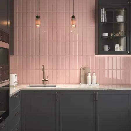 Плитка настенная Kerama Marazzi Аккорд 8.5x28.5см 0.97м2 цвет светло-розовый