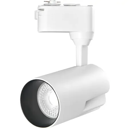 Трековый светильник спот светодиодный Wolta WTL-25W/01W 25 Вт 11 м² цвет белый