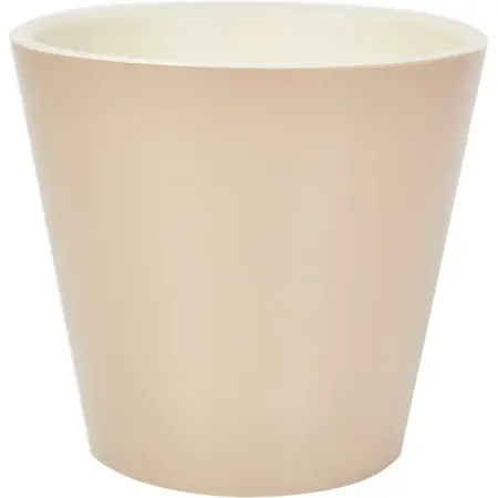 Горшок цветочный Ingreen London ø16 h14.5 см v1.6 л пластик молочный шоколад