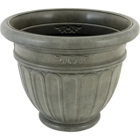 Горшок-кашпо цветочный Тек.А.Тек Istria ø45 h40 см v40 л пластик фисташка