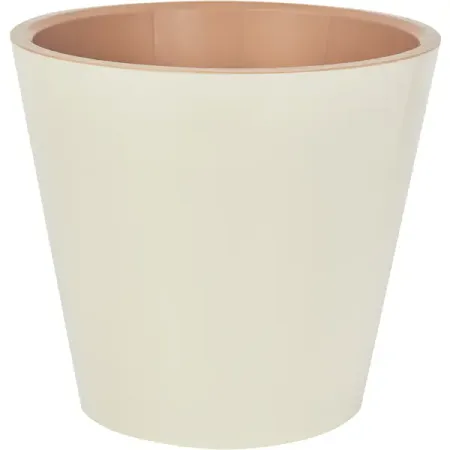 Горшок цветочный Ingreen London ø23 h20.8 см v5 л пластик сливочный