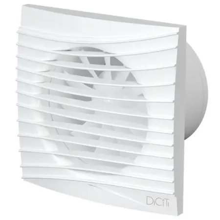 Вентилятор осевой вытяжной Diciti Silent 5C D125 мм 30 дБ 180 м³/ч обратный клапан цвет белый двигатель вентилятора roborock 2 кпа белый