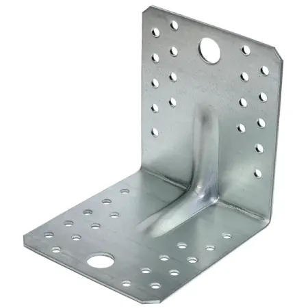 Угол крепежный усиленный KUU 105x105x90x1.8 оцинкованная сталь цвет серый саморез усиленный 3 5х30мм 25шт torx 15 антикор покрытие