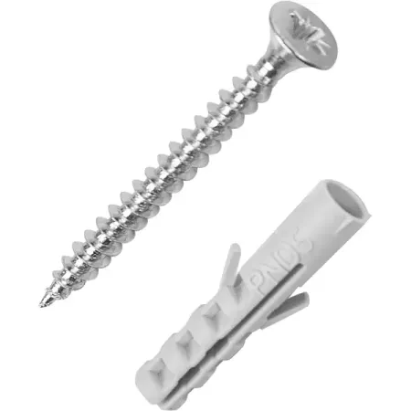 Дюбель потайной Standers PND 5x25 мм с шурупом 3x35 мм нейлон 50 шт.