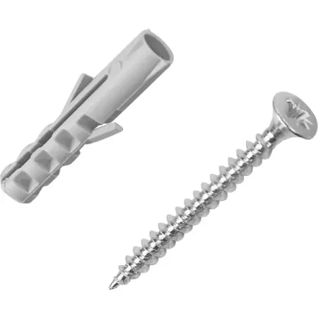 Дюбель потайной Standers PND 4x20 мм с шурупом 2.5x25 мм нейлон 100 шт.