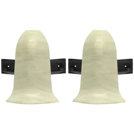 Угол для плинтуса наружный Artens Дуб молочный 55 мм 2 шт. винтажные угловые защитные протекторы для плинтуса