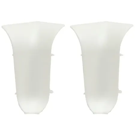 Угол для плинтуса внутренний Artens белый 55 мм 2 шт. винтажные угловые защитные протекторы для плинтуса