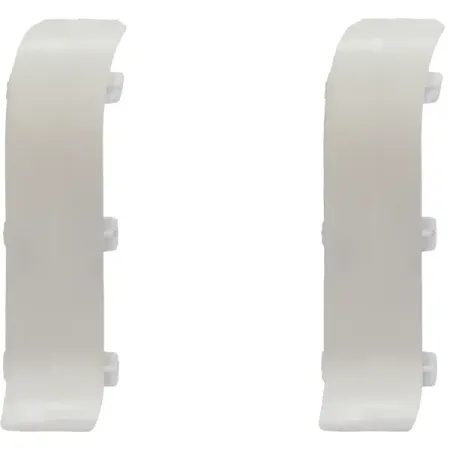 Соединитель белый матовый 70 мм 2 шт. соединитель для садового водопро  sgoohan белый пвх