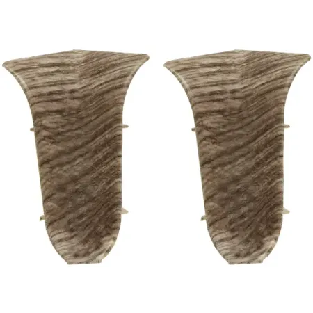 Угол для плинтуса внутренний Artens Дуб Кремано 55 мм 2 шт. винтажные угловые защитные протекторы для плинтуса