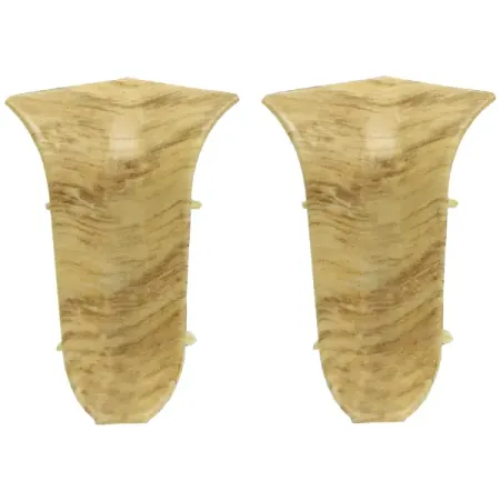 Угол для плинтуса внутренний Artens Дуб беленый 55 мм 2 шт. винтажные угловые защитные протекторы для плинтуса