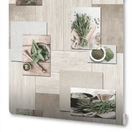 Обои виниловые Антураж Mint бежевые 0.53 м 161044-16 виниловые обои jiffdiff красные ы для мебели