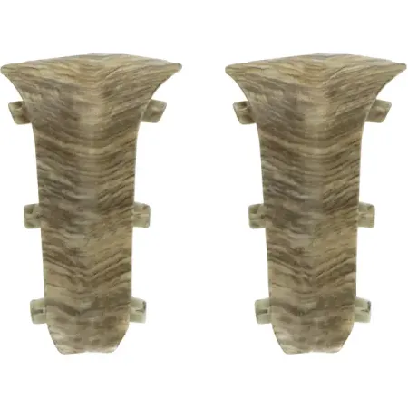 Угол для плинтуса внутренний Artens Дуб Конго 70 мм 2 шт. винтажные угловые защитные протекторы для плинтуса