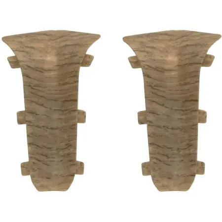 Угол для плинтуса внутренний Artens Дуб Гравис 70 мм 2 шт. винтажные угловые защитные протекторы для плинтуса