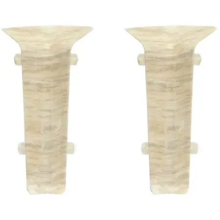 Угол для плинтуса внутренний Дуб Аликанте 80 мм 2 шт.