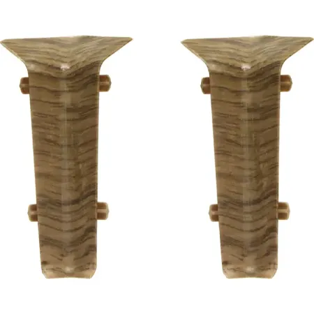 Угол для плинтуса внутренний Дуб Улисс 80 мм 2 шт.