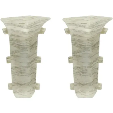 Угол для плинтуса внутренний Artens Дуб Веронский 70 мм 2 шт. винтажные угловые защитные протекторы для плинтуса