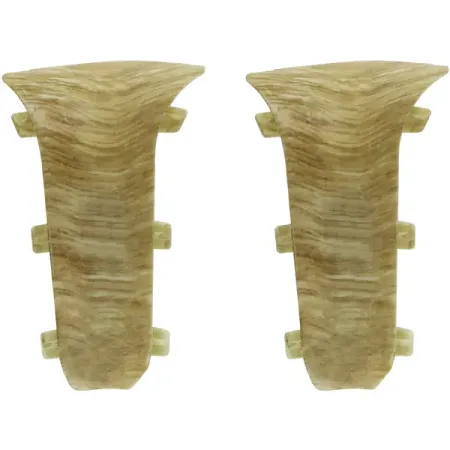 Угол для плинтуса внутренний Artens Дуб Байкал 70 мм 2 шт. винтажные угловые защитные протекторы для плинтуса