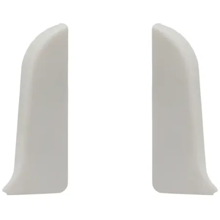 Заглушка левая и правая белый матовый 70 мм 2 шт.
