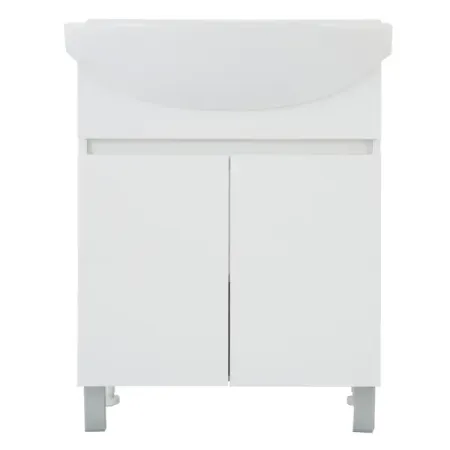 Тумба напольная Соло 48.5 см под раковину Элегия 50 цвет белый