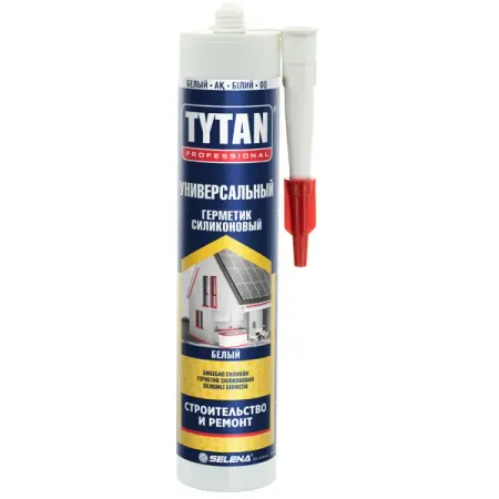 Герметик силиконовый Tytan уксусный универсальный белый 280 мл