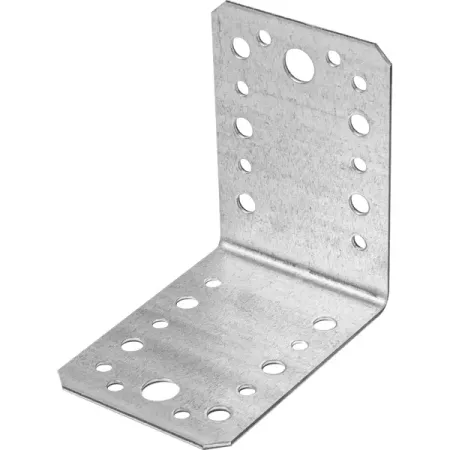 Угол крепежный KU 90x90x65x1.8 сталь цвет серый деревянные молдинги runbazef античный стиль