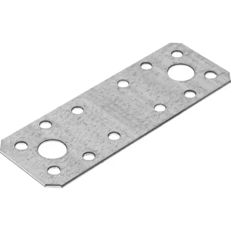 Пластина крепежная КР 100x35x1.8 оцинкованная сталь цвет серебро керамическая нагревательная пластина riesba 240x60 мм 600 вт