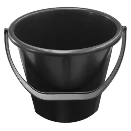 Ведро техническое 10 л пластик цвет черный шариковые ручки с кристаллами пластик 0 7 мм синий 10 шт