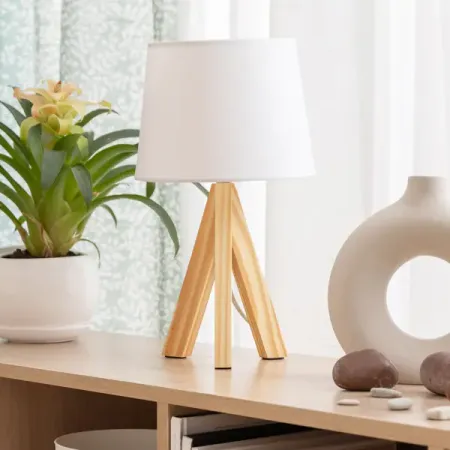 Настольная лампа декоративная Inspire Belle-ile цвет белый